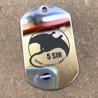 LOGO DOG TAG - 5TH SINGAPORE INFANTRY REGIMENT (5 SIR) - The Morale Patches