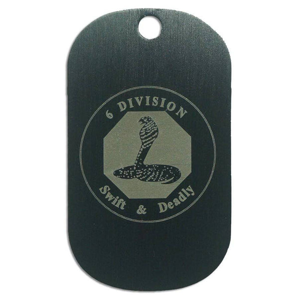 LOGO DOG TAG - 6TH SINGAPORE DIVISION (6 DIV) - The Morale Patches