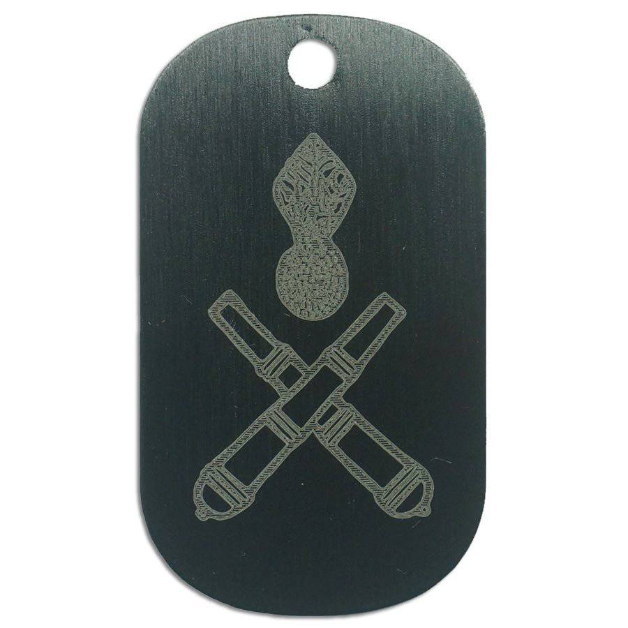 LOGO DOG TAG - ARTILLERY - The Morale Patches