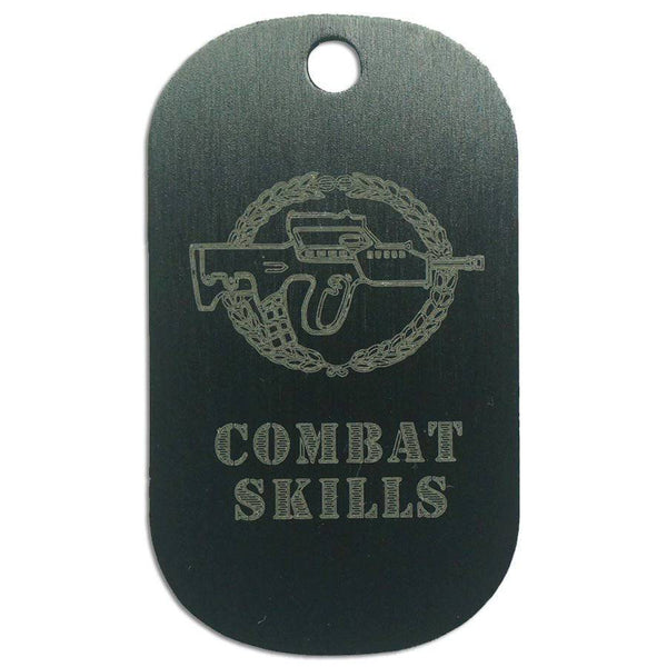 LOGO DOG TAG - COMBAT SKILLS - The Morale Patches