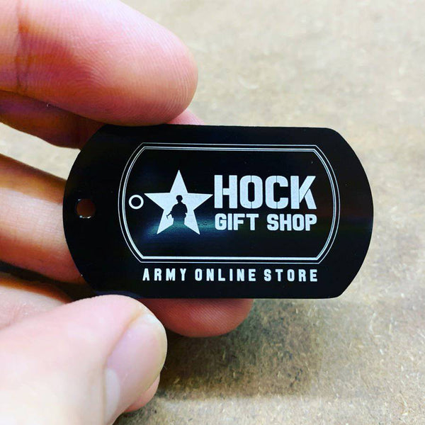 LOGO DOG TAG - HOCK GIFT SHOP BRAND LOGO - The Morale Patches