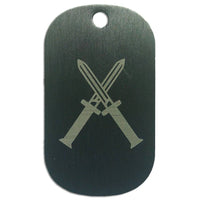 LOGO DOG TAG - INFANTRY - The Morale Patches