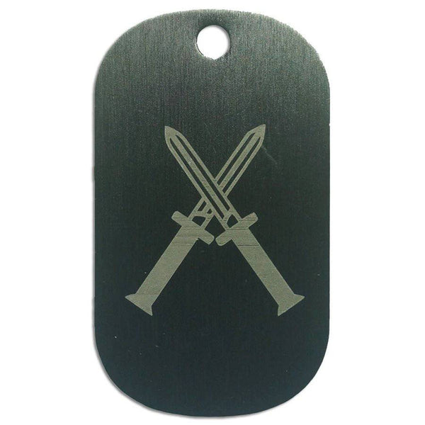 LOGO DOG TAG - INFANTRY - The Morale Patches