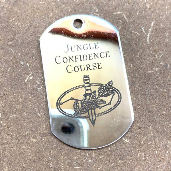 LOGO DOG TAG - JUNGLE CONFIDENCE COURSE (JCC) - The Morale Patches