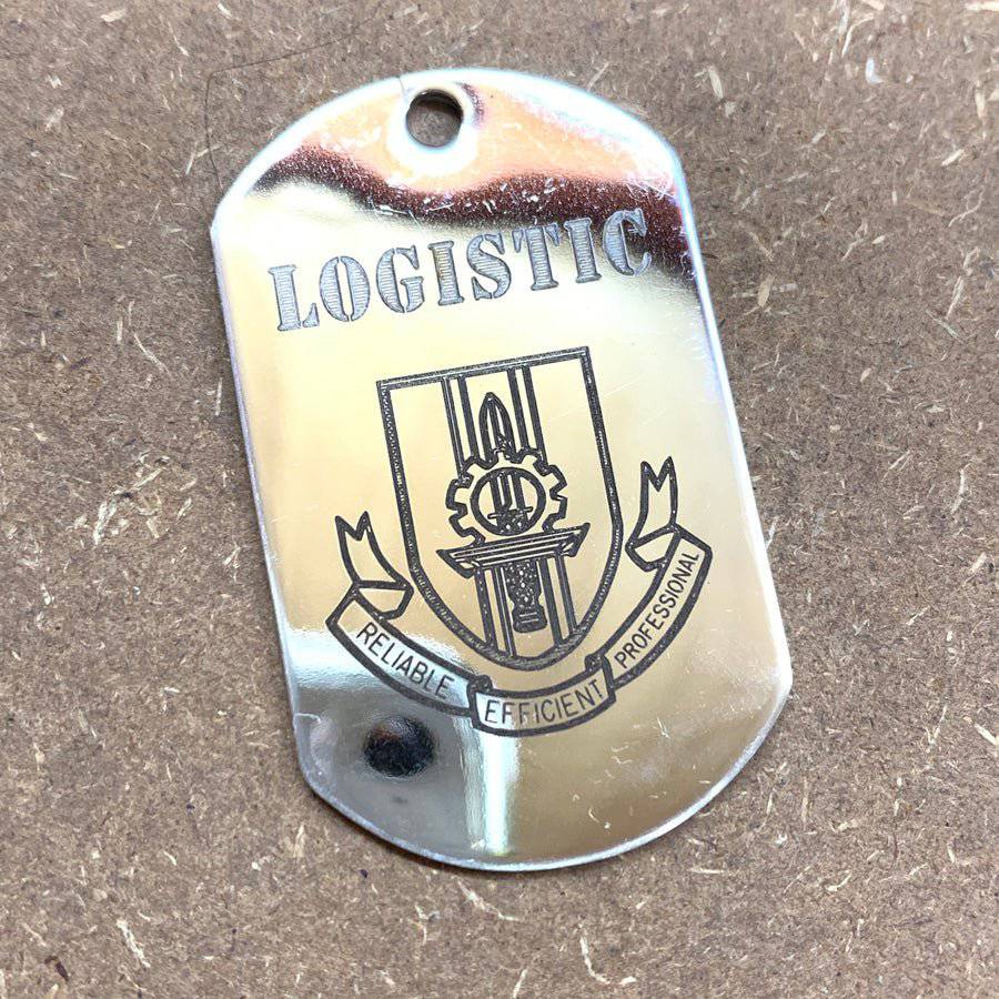 LOGO DOG TAG - LOGISTICS - The Morale Patches