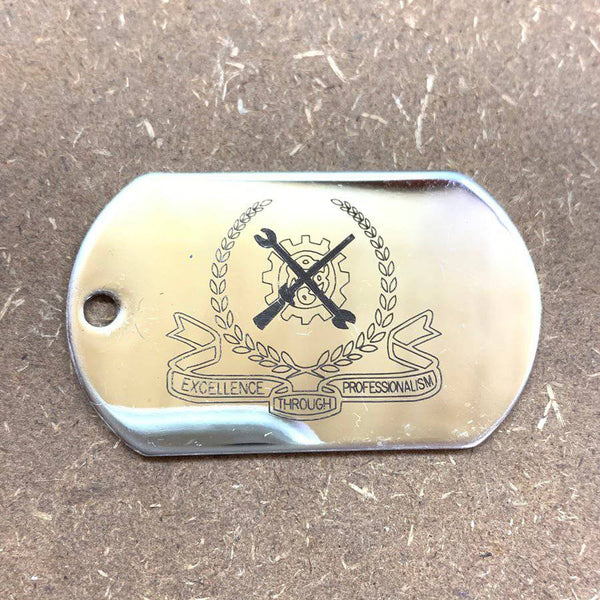 LOGO DOG TAG - MES - The Morale Patches