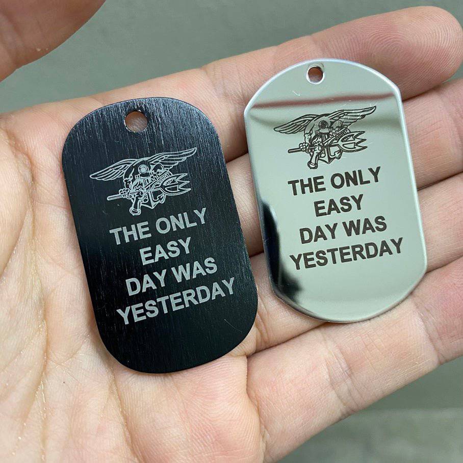 LOGO DOG TAG - NAVY SEAL - The Morale Patches