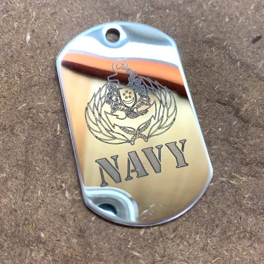 LOGO DOG TAG - REPUBLIC OF SINGAPORE NAVY (RSN) - The Morale Patches