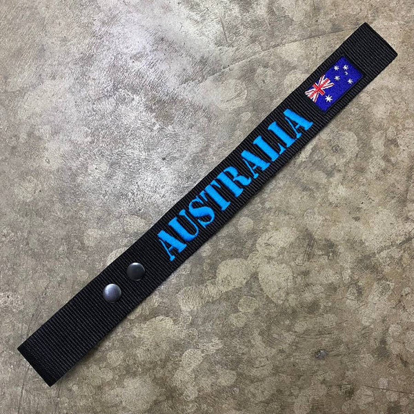 LUGGAGE TAG WITH AUSTRALIA FLAG - The Morale Patches