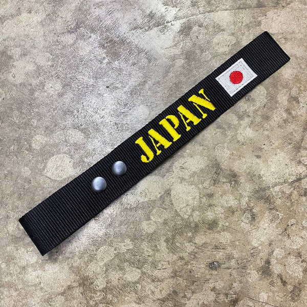 LUGGAGE TAG WITH JAPAN FLAG - The Morale Patches
