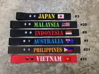 LUGGAGE TAG WITH MALAYSIA FLAG - The Morale Patches