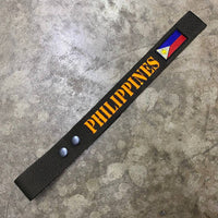 LUGGAGE TAG WITH PHILIPPINES FLAG - The Morale Patches