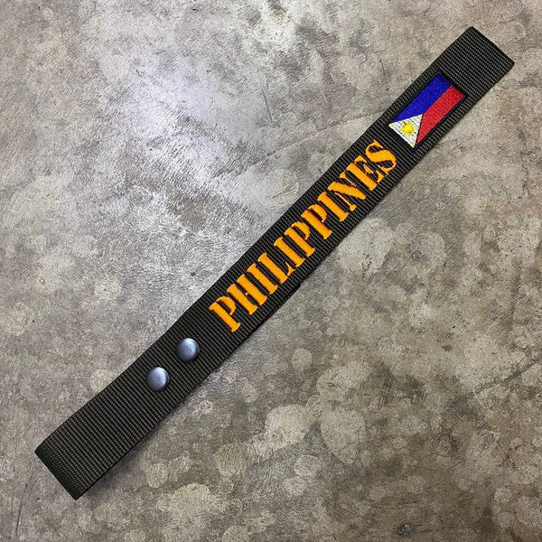 LUGGAGE TAG WITH PHILIPPINES FLAG - The Morale Patches