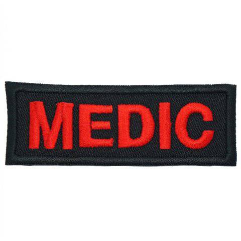 MEDIC UNIT TAG - BLACK - The Morale Patches