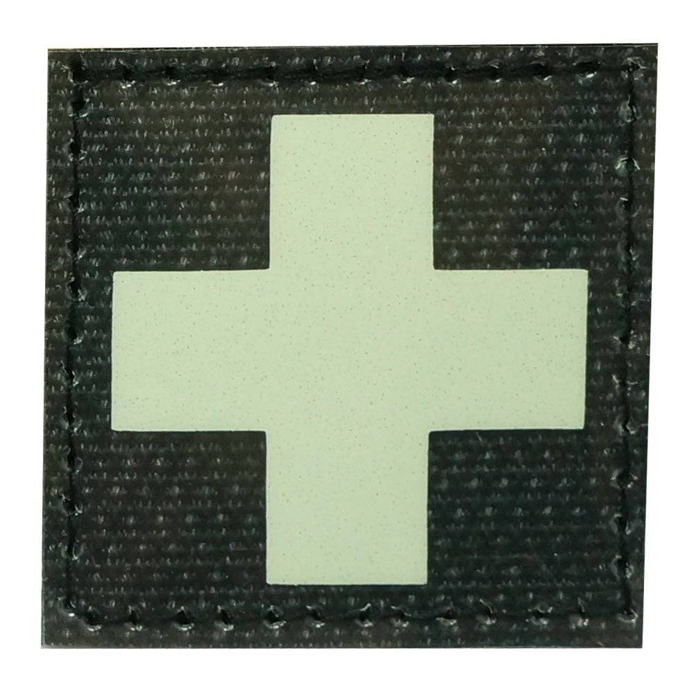 MEDICAL CROSS PATCH - GLOW IN THE DARK - The Morale Patches