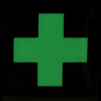 MEDICAL CROSS PATCH - GLOW IN THE DARK - The Morale Patches