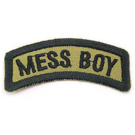 MESS BOY TAB - OLIVE GREEN - The Morale Patches
