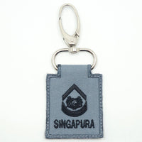 MINI RSN / RSAF RANK KEYCHAIN - GREY - The Morale Patches