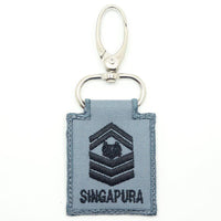 MINI RSN / RSAF RANK KEYCHAIN - GREY - The Morale Patches