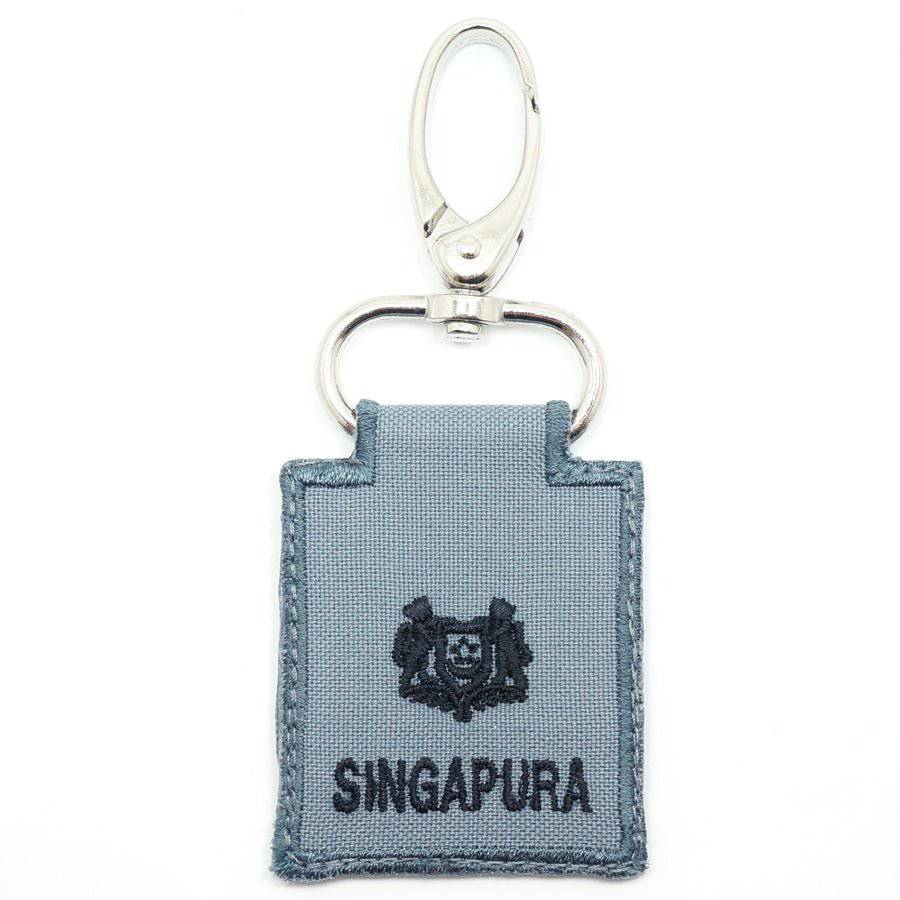 MINI RSN / RSAF RANK KEYCHAIN - GREY - The Morale Patches