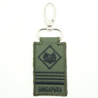 MINI SAF MILITARY EXPERTS RANK KEYCHAIN - OD GREEN - The Morale Patches