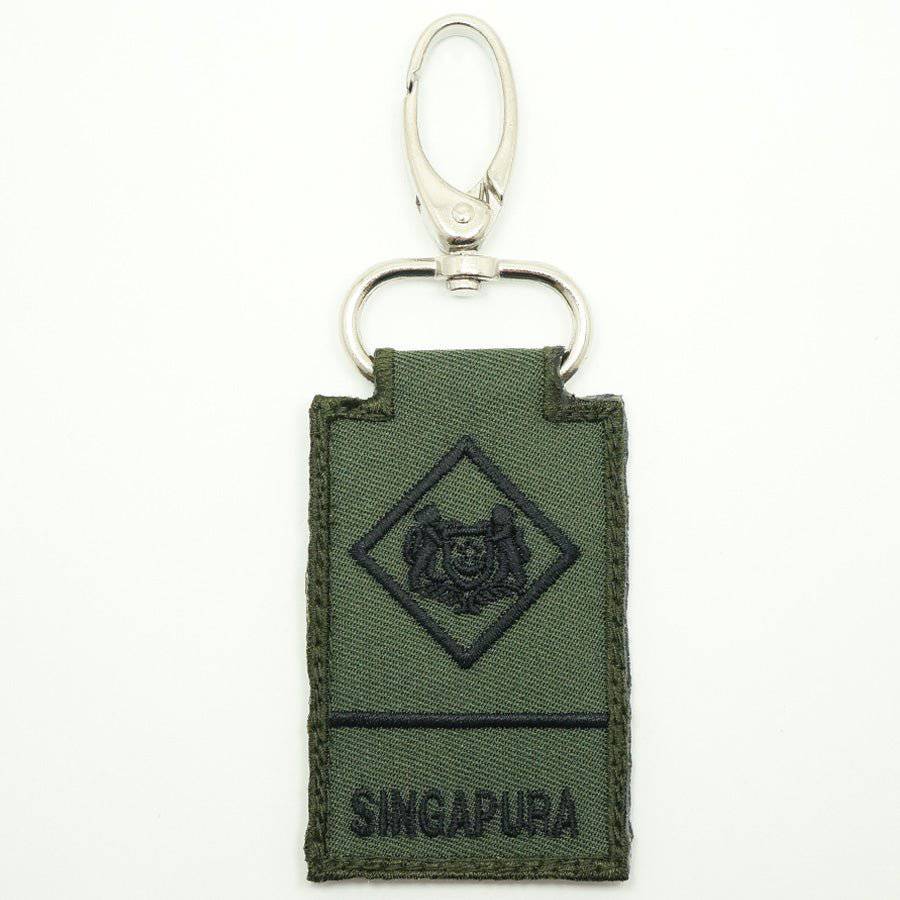 MINI SAF MILITARY EXPERTS RANK KEYCHAIN - OD GREEN - The Morale Patches