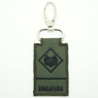 MINI SAF MILITARY EXPERTS RANK KEYCHAIN - OD GREEN - The Morale Patches