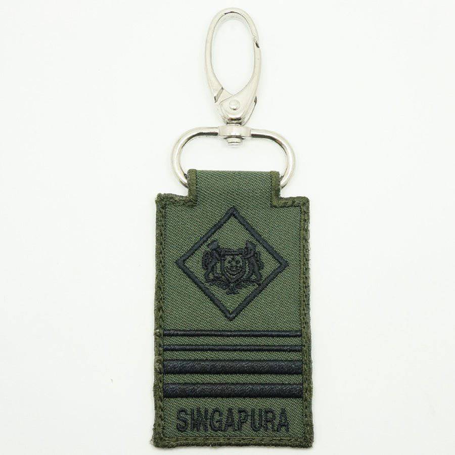 MINI SAF MILITARY EXPERTS RANK KEYCHAIN - OD GREEN - The Morale Patches