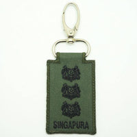 MINI SAF RANK KEYCHAIN - OD GREEN - The Morale Patches