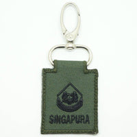 MINI SAF RANK KEYCHAIN - OD GREEN - The Morale Patches