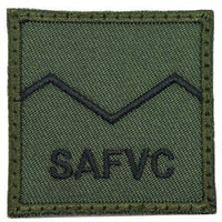 MINI SAF RANK PATCH - SV 1 (OD GREEN) - The Morale Patches
