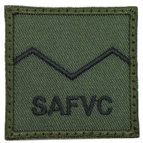 MINI SAF RANK PATCH - SV 1 (OD GREEN) - The Morale Patches