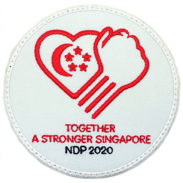 NDP 2020 PATCH - TOGETHER A STRONGER SINGAPORE - The Morale Patches
