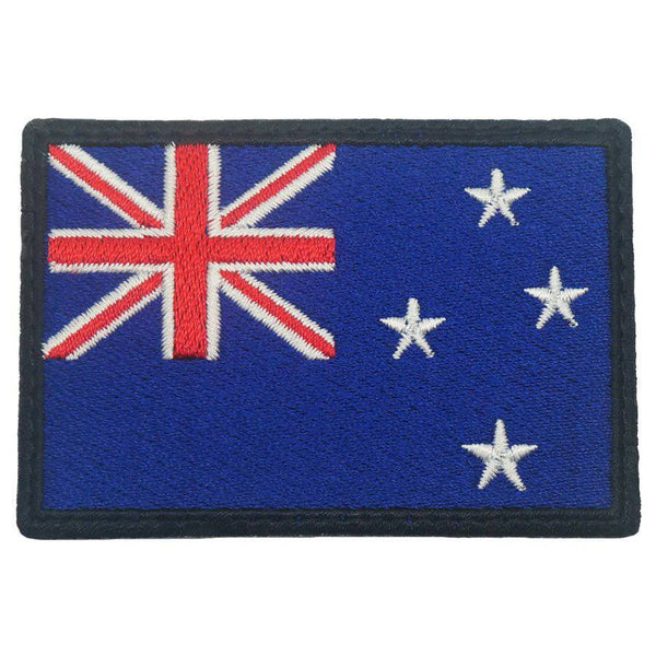 NEW ZEALAND FLAG EMBROIDERY PATCH - LARGE - The Morale Patches