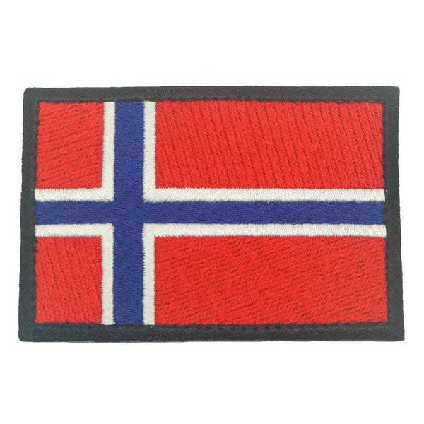 NORWAY FLAG EMBROIDERY PATCH - The Morale Patches