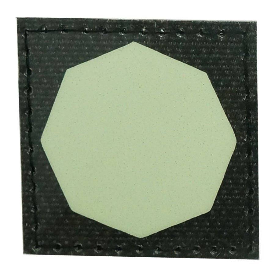 OCTAGON GITD PATCH - GLOW IN THE DARK - The Morale Patches