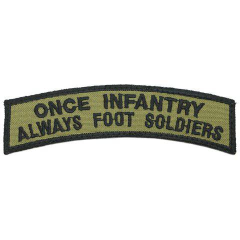 ONCE INFANTRY ALWAYS FOOT SOLDIER TAB - The Morale Patches