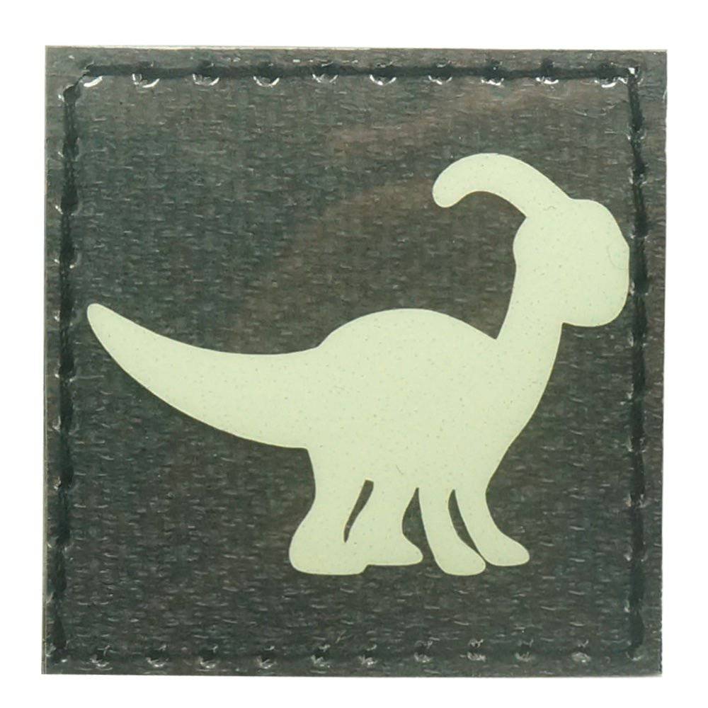 PARASAUROLOPHUS GITD PATCH - GLOW IN THE DARK - The Morale Patches