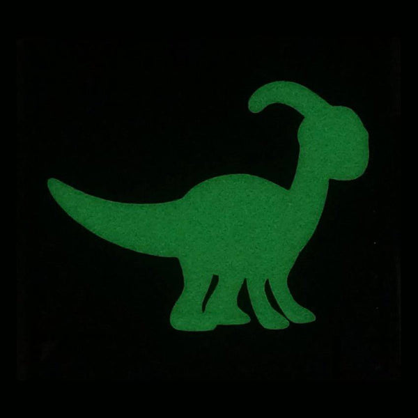 PARASAUROLOPHUS GITD PATCH - GLOW IN THE DARK - The Morale Patches