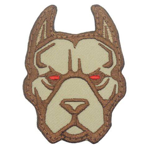 PIT BULL HEAD PATCH - The Morale Patches