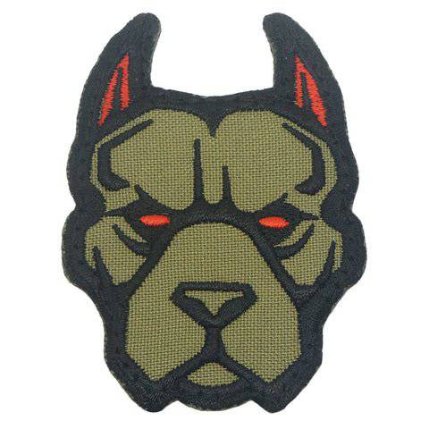 PIT BULL HEAD PATCH - The Morale Patches