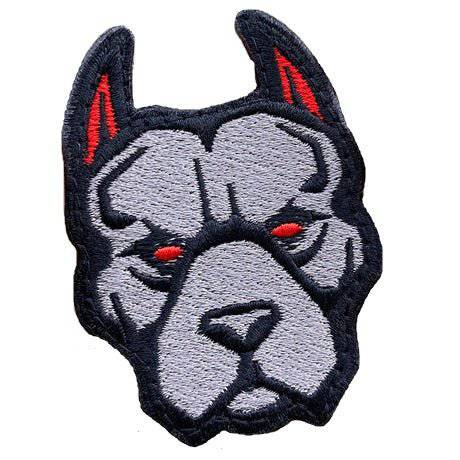 PIT BULL HEAD PATCH - The Morale Patches