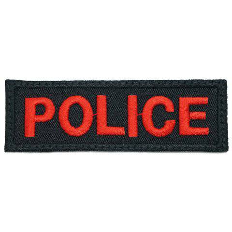 POLICE UNIT TAG - BLACK - The Morale Patches