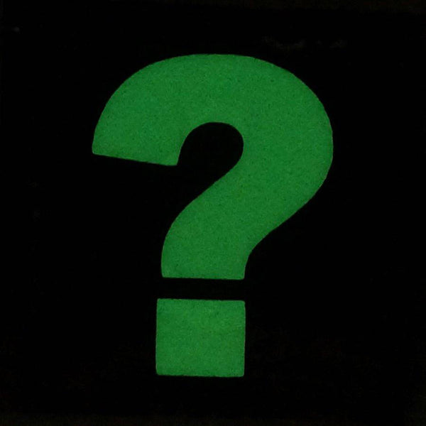 QUESTION MARK GITD PATCH - GLOW IN THE DARK - The Morale Patches