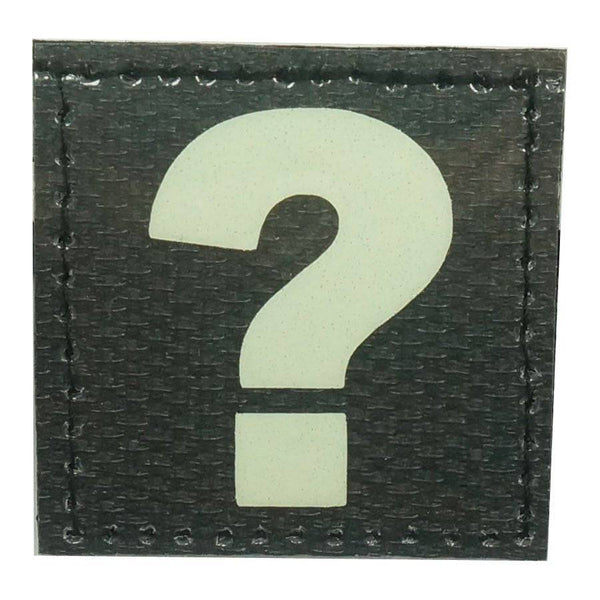 QUESTION MARK GITD PATCH - GLOW IN THE DARK - The Morale Patches
