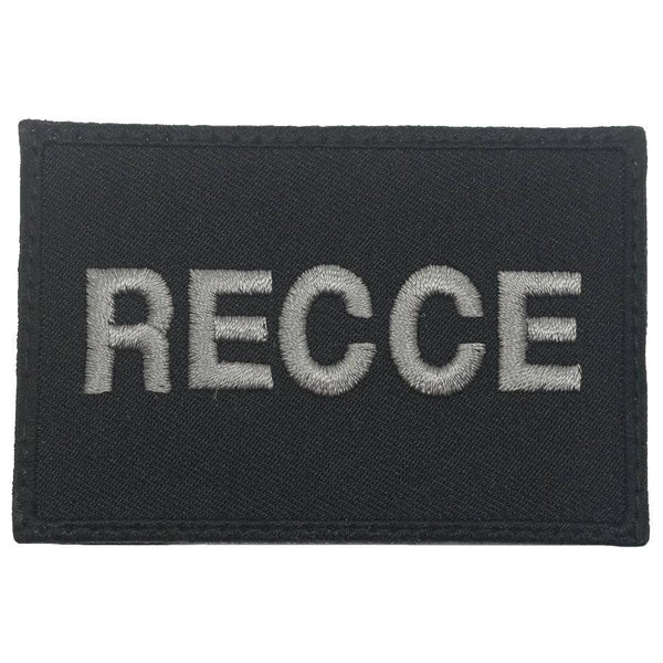 RECCE CALL SIGN PATCH - BLACK FOLIAGE - The Morale Patches