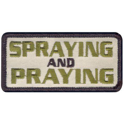 ROTHCO SPRAYING / PRAYING PATCH - HOOK BACKING - The Morale Patches