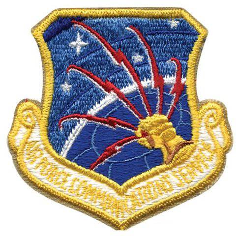ROTHCO USAF COMMUNICATION SERVICE PATCH HOOK BACKING - The Morale Patches