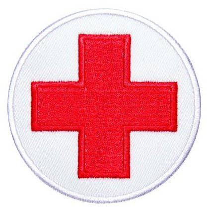 ROUND MEDIC CROSS PATCH - The Morale Patches