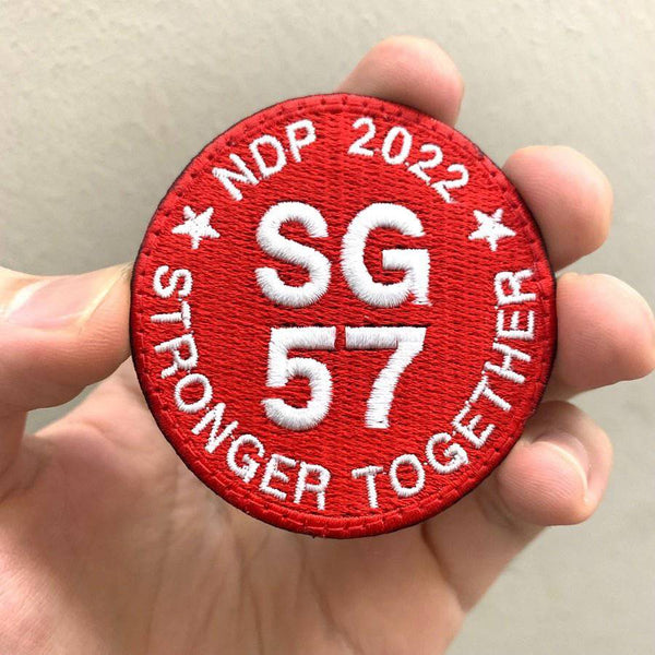 SG 57 NDP 2022 STRONGER TOGETHER PATCH - The Morale Patches